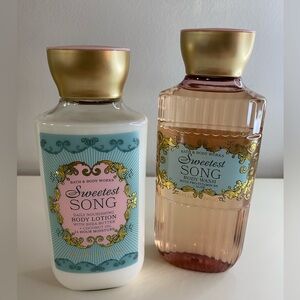 Bath & Body Works Sweetest Song Body Wash + Lotion Set